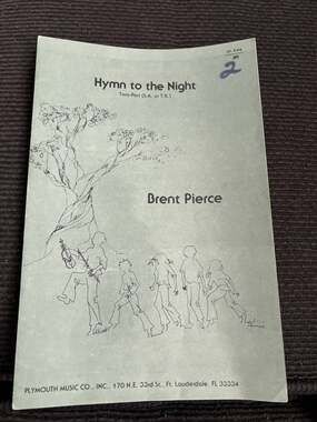 Hymn To The Night By Brent Pierce Sheet Music